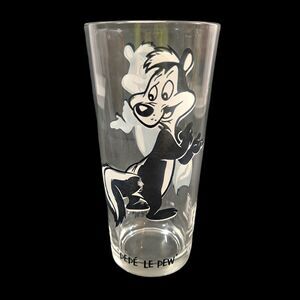 Vintage Pepe Le Pew Pepsi Collector Series Warner Bros Drinking Glass 1973